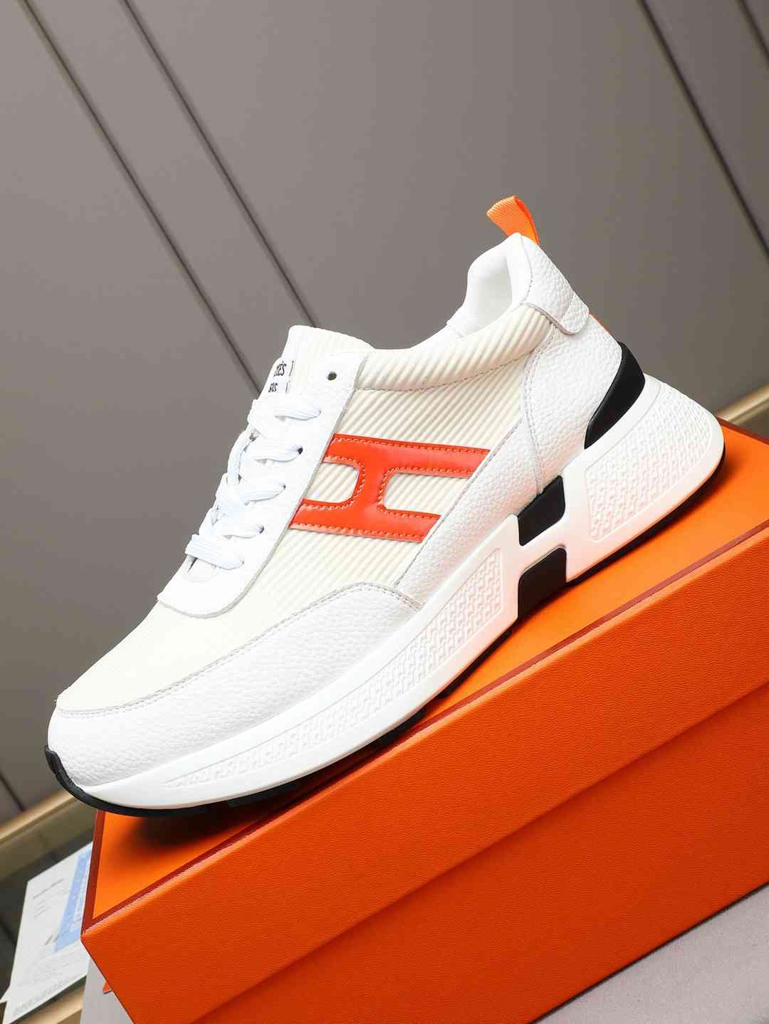 Hermes Men’s Bouncing Sneakers Contrast 1308270