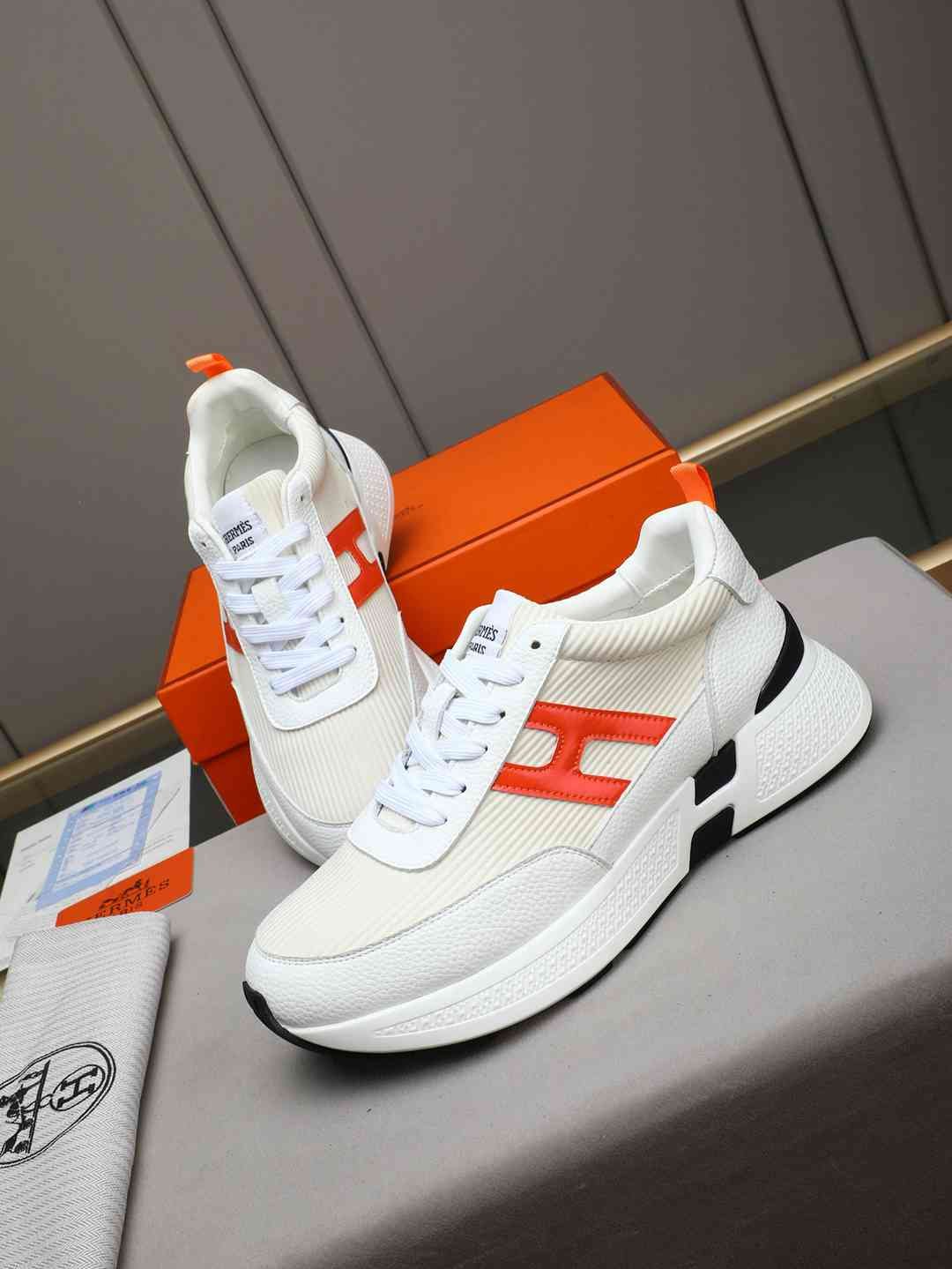 Hermes Men’s Bouncing Sneakers Contrast 1308270