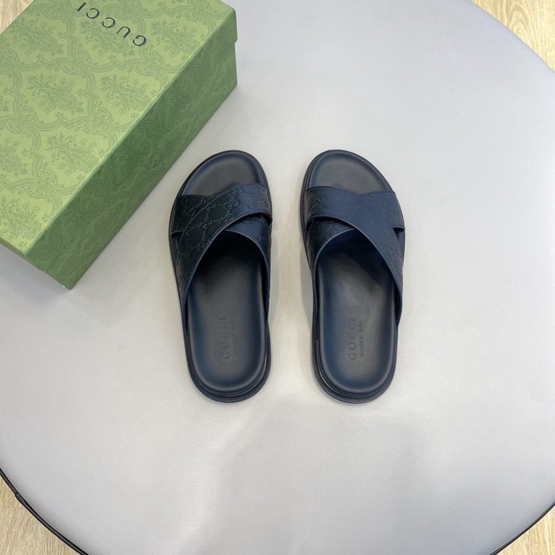 Gucci Men’s Canvas Slides Colorway 26 1628190-26