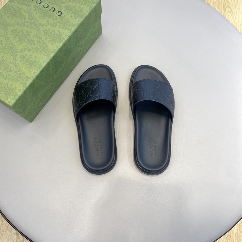 Gucci Men’s Canvas Slides Colorway 24 1628190-24