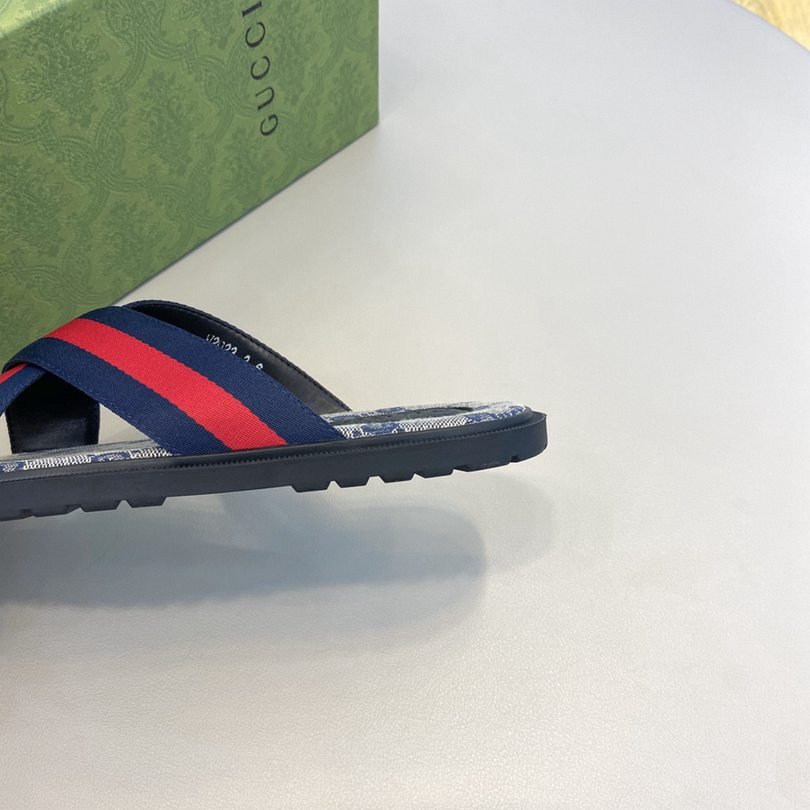 Gucci Men’s Canvas Slides Colorway 22 1628190-22