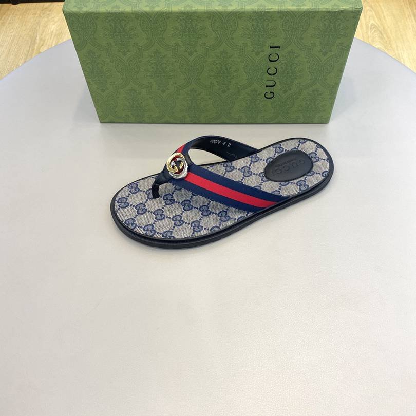 Gucci Men’s Canvas Slides Colorway 20 1628190-20
