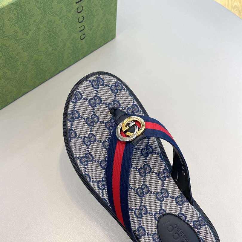 Gucci Men’s Canvas Slides Colorway 20 1628190-20