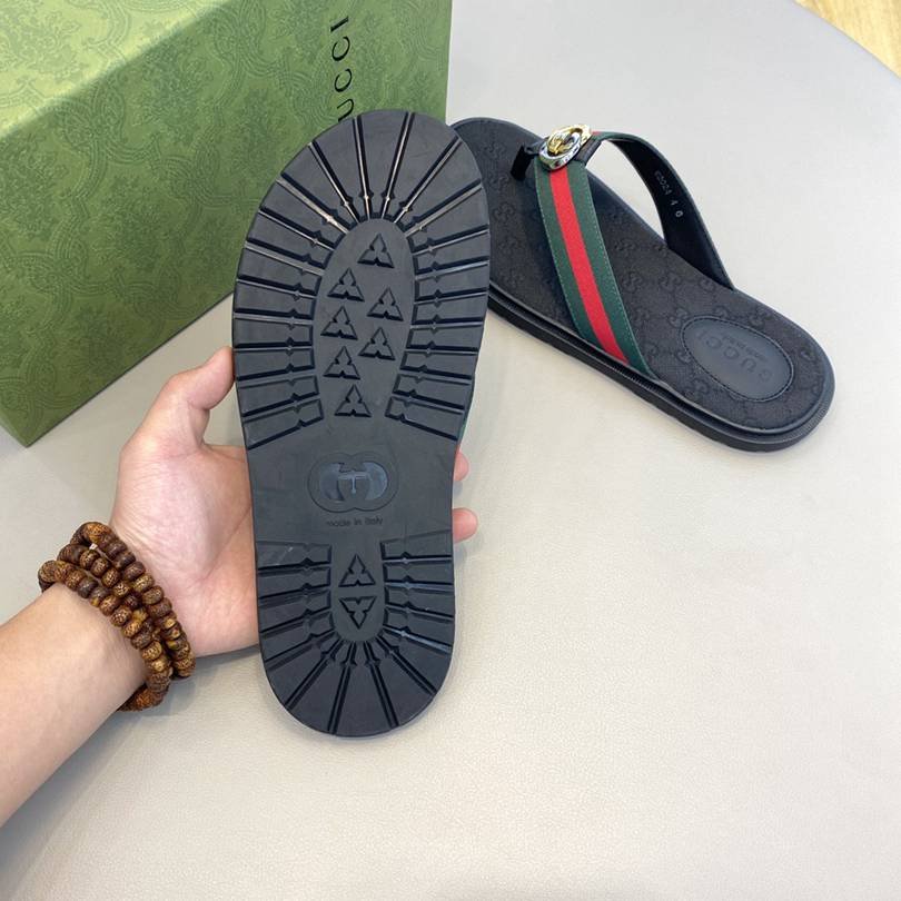 Gucci Men’s Canvas Slides Colorway 16 1628190-16