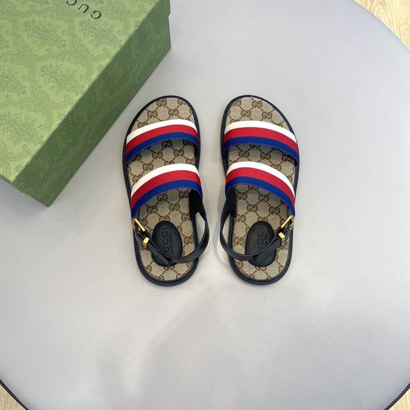 Gucci Men’s Canvas Slides Colorway 12 1628190-12