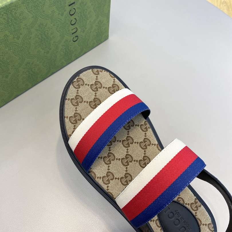 Gucci Men’s Canvas Slides Colorway 12 1628190-12
