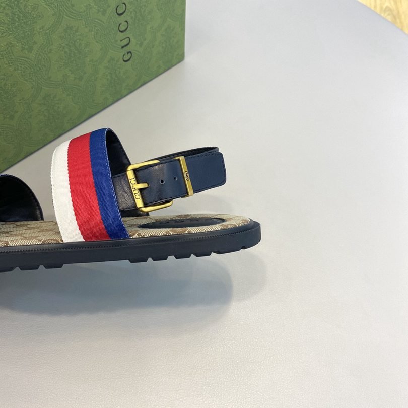 Gucci Men’s Canvas Slides Colorway 12 1628190-12