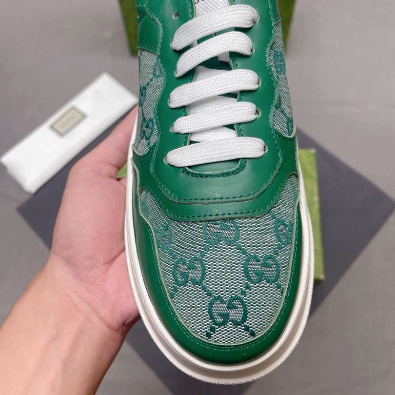 Gucci Men’s Genuine leather finish Court Sneakers Colorway 2 1628230-2