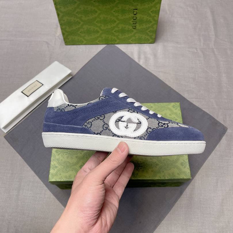 Gucci Men's Leather Sneakers Colorway 8 1628220-8