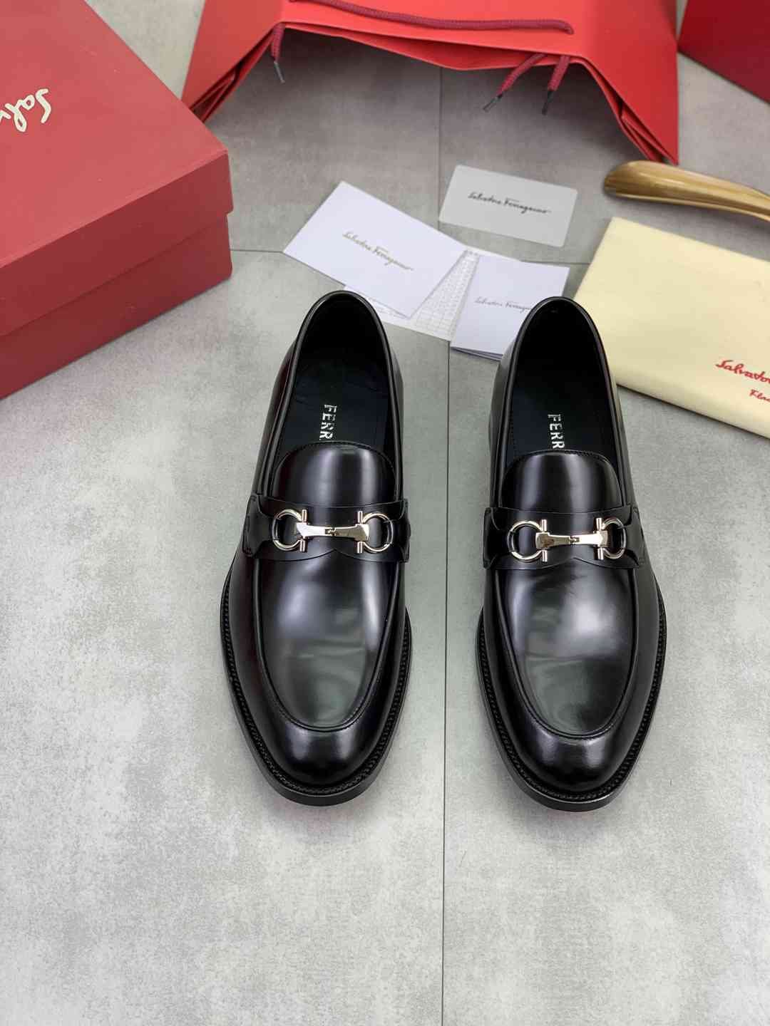 Ferragamo Salvatore Dress Shoes Blue Colorway 4 1081500-4