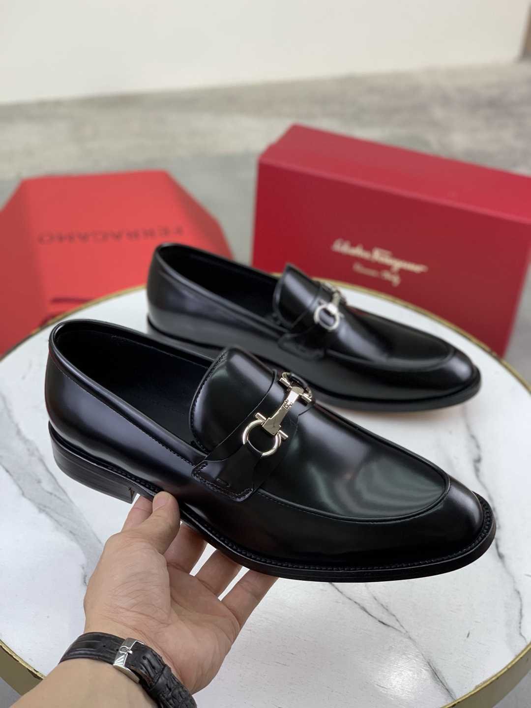 Ferragamo Salvatore Dress Shoes Blue Colorway 4 1081500-4