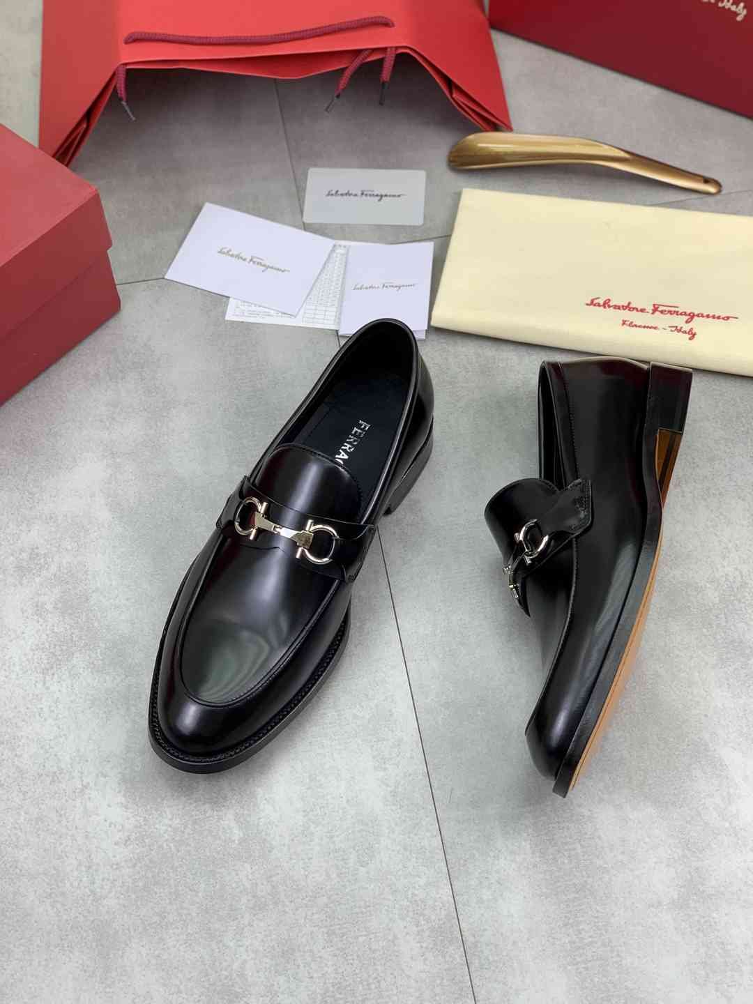 Ferragamo Salvatore Dress Shoes Blue Colorway 4 1081500-4