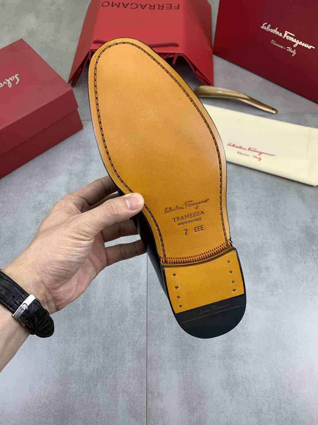 Ferragamo Salvatore Dress Shoes Blue Colorway 4 1081500-4