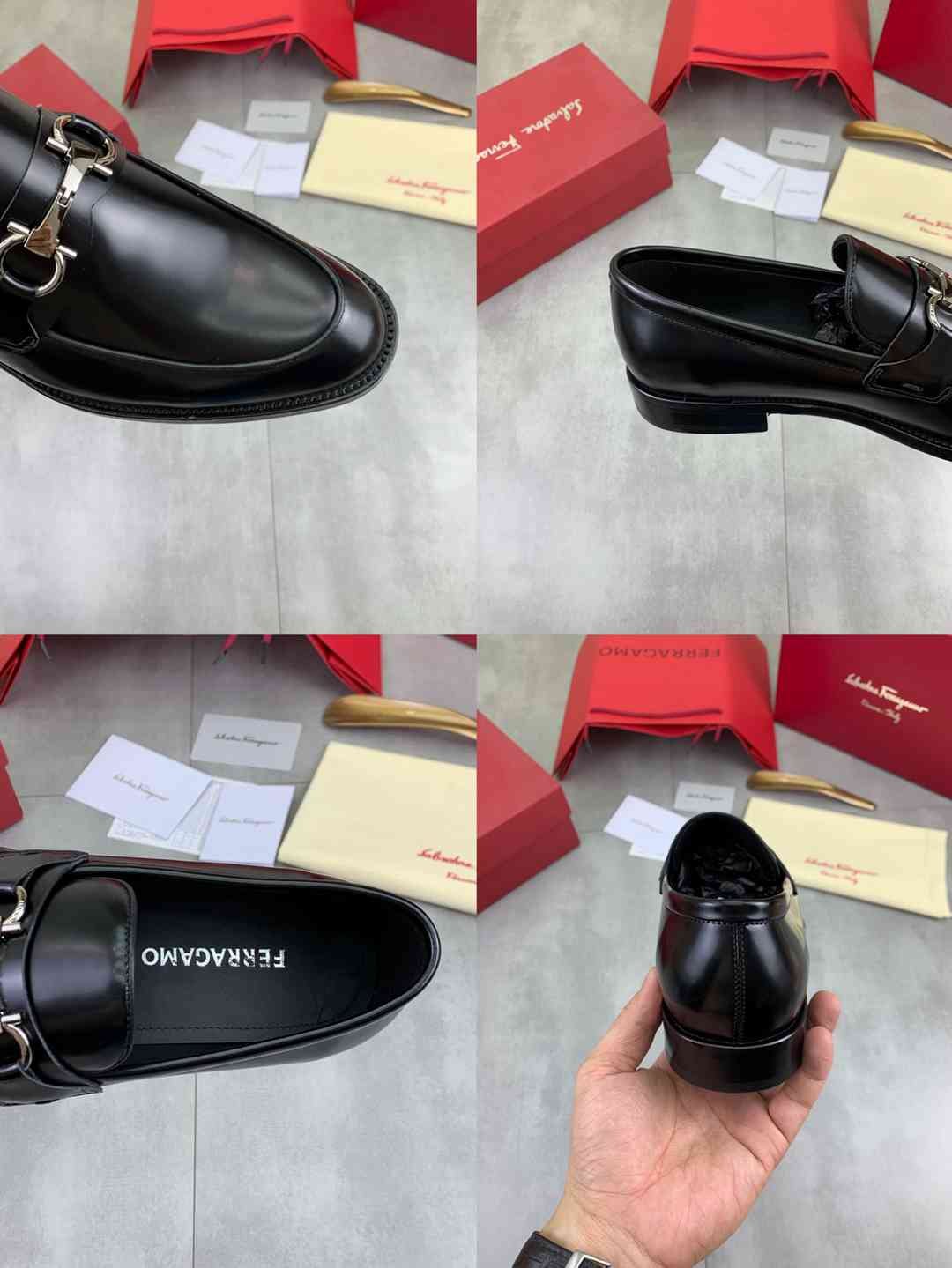 Ferragamo Salvatore Dress Shoes Blue Colorway 4 1081500-4