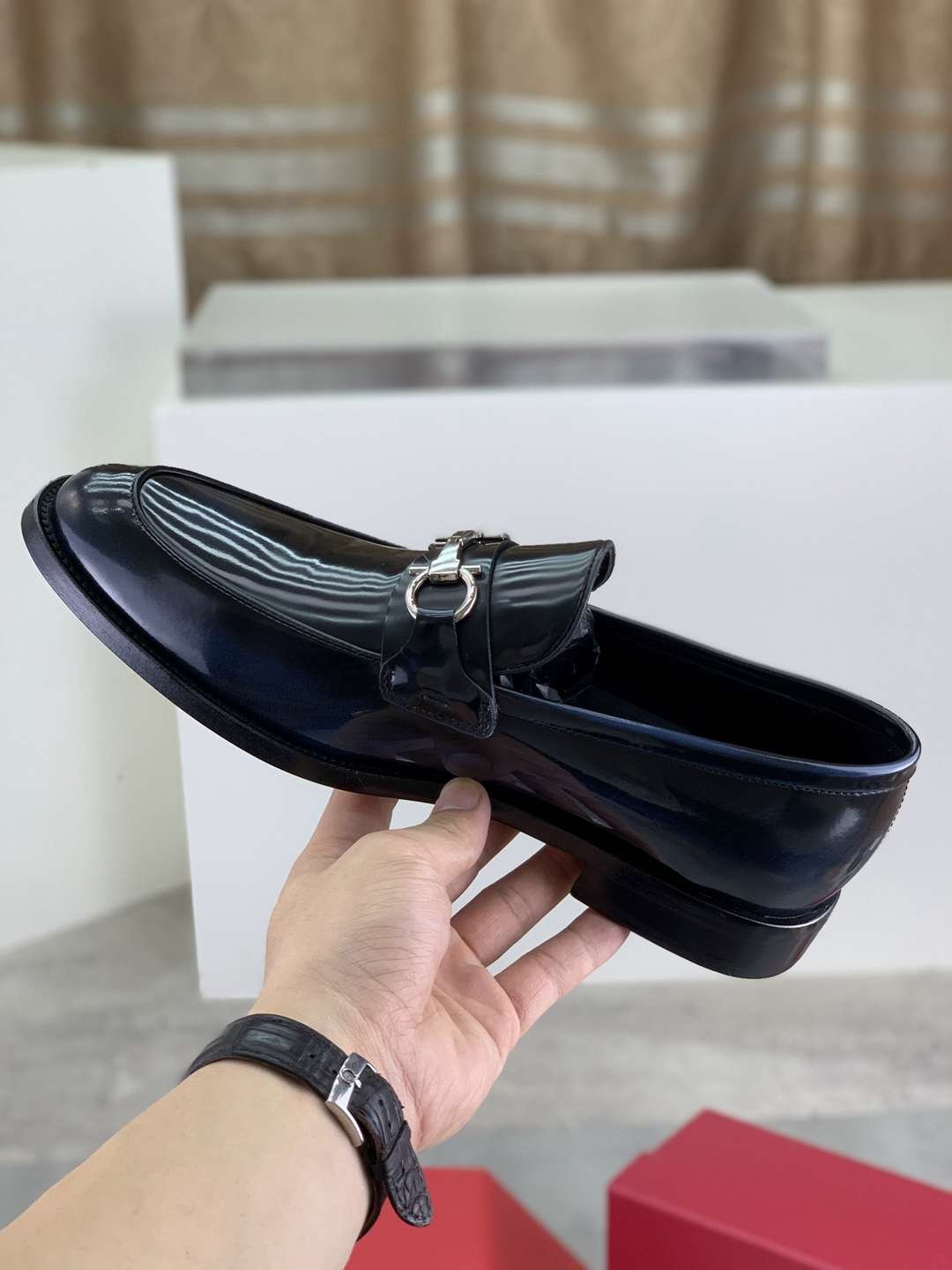 Ferragamo Salvatore Dress Shoes Blue Colorway 3 1081500-3