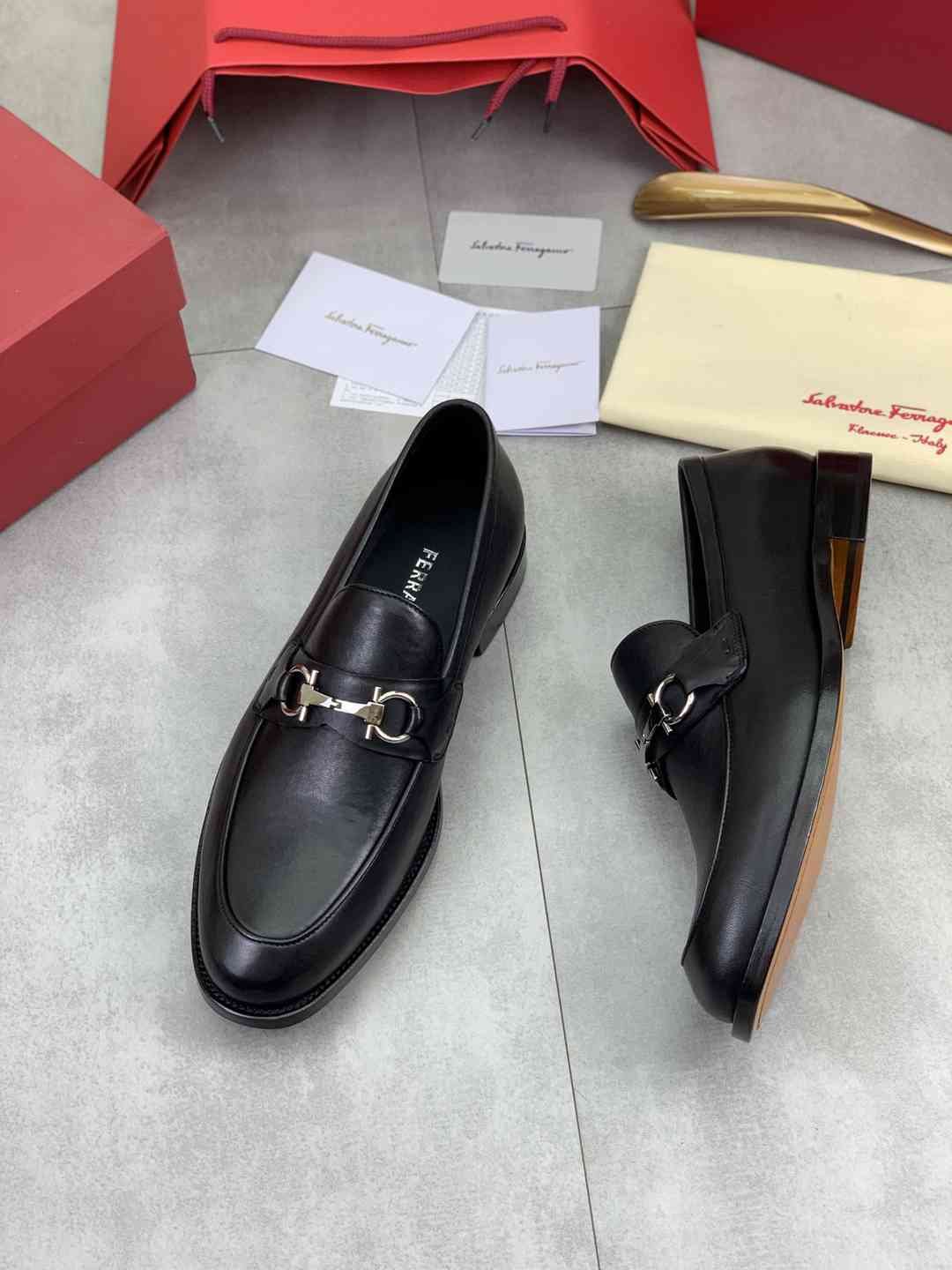 Ferragamo Salvatore Dress Shoes Blue 1081500