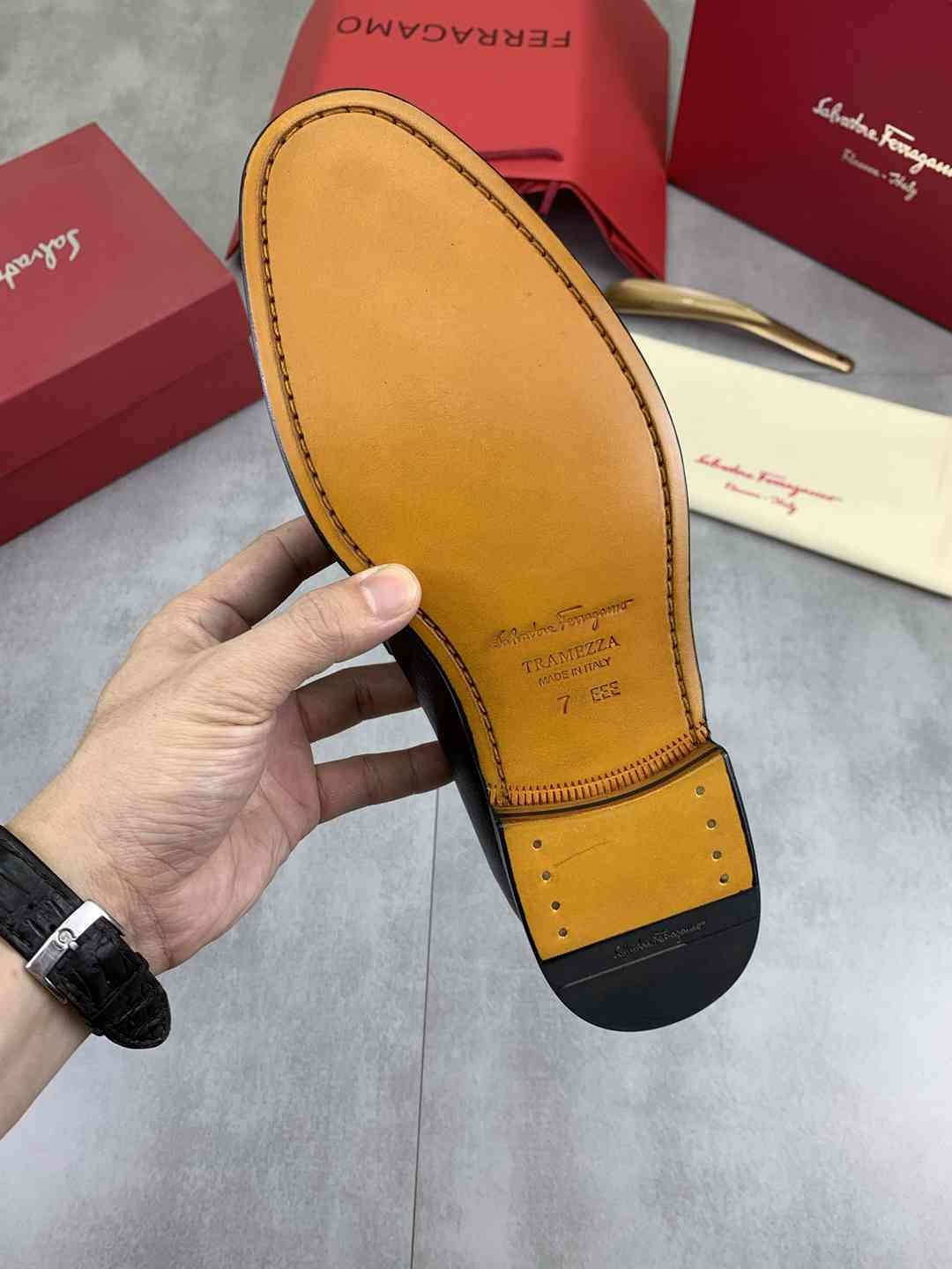 Ferragamo Salvatore Dress Shoes Blue 1081500