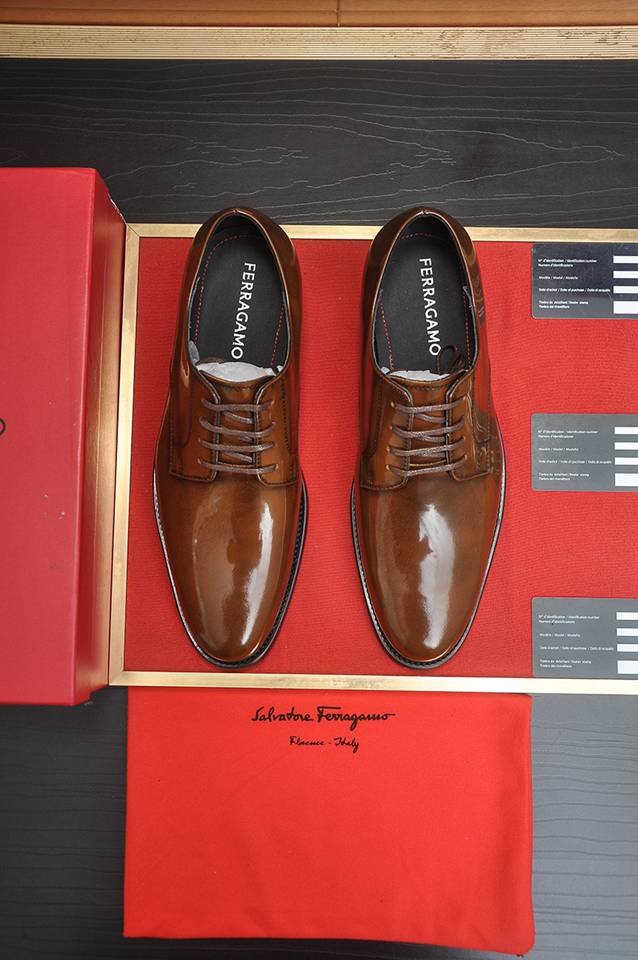 Ferragamo Leather Designer Sneakers Colorway 5 1133290-5