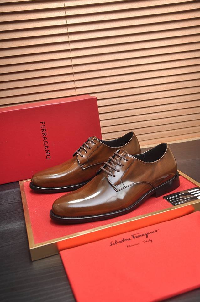 Ferragamo Leather Designer Sneakers Colorway 5 1133290-5