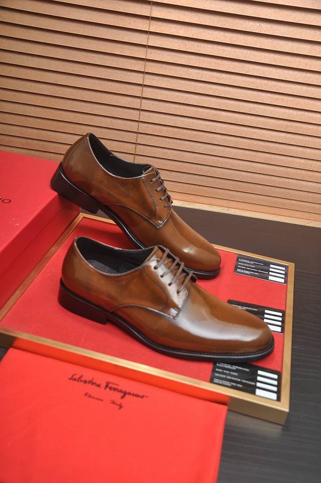 Ferragamo Leather Designer Sneakers Colorway 5 1133290-5