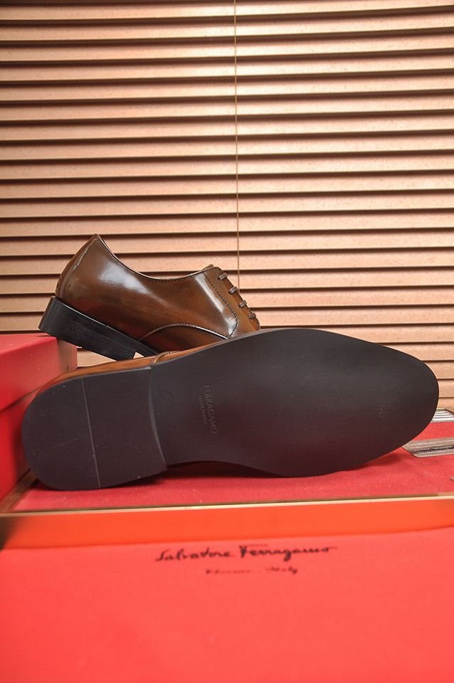 Ferragamo Leather Designer Sneakers Colorway 5 1133290-5