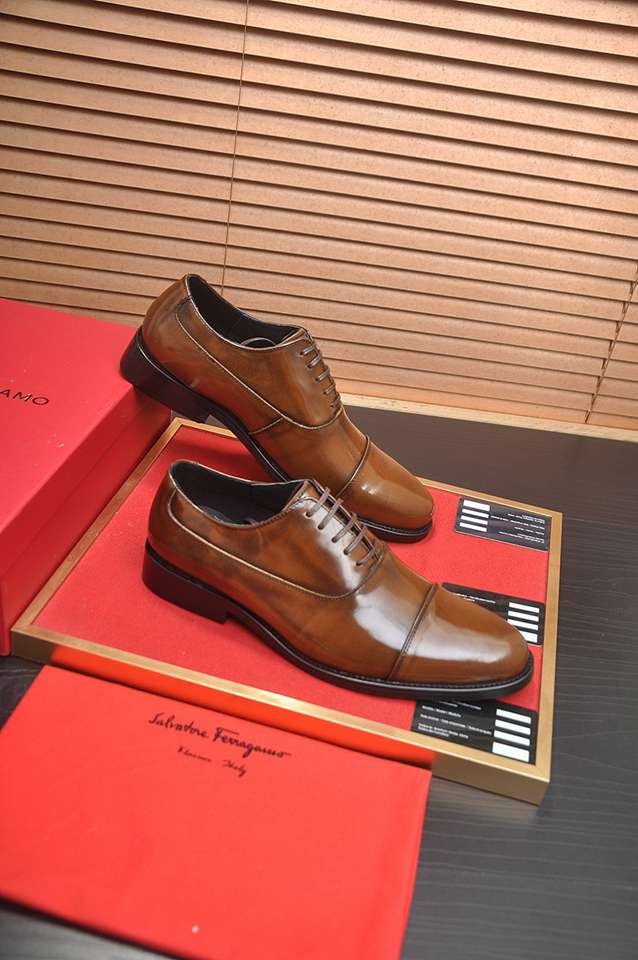 Ferragamo Leather Designer Sneakers Colorway 2 1133290-2