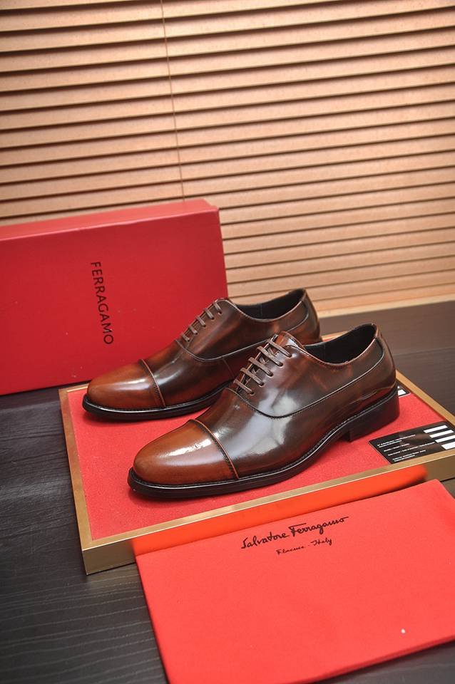 Ferragamo Leather Designer Sneakers Colorway 1 1133290-1