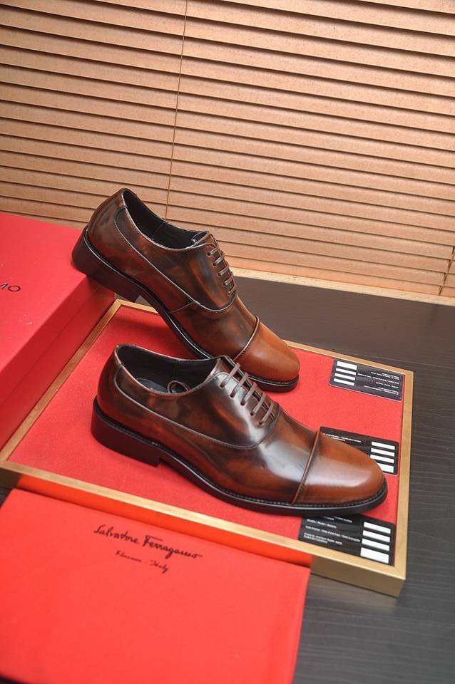 Ferragamo Leather Designer Sneakers Colorway 1 1133290-1