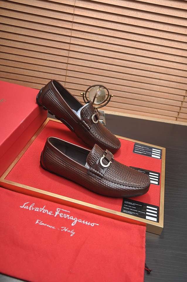 Ferragamo Leather Designer Sneakers Colorway 7 1133250-7