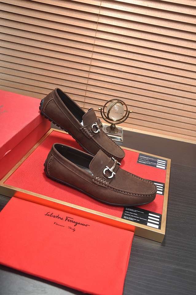 Ferragamo Leather Designer Sneakers Colorway 3 1133250-3