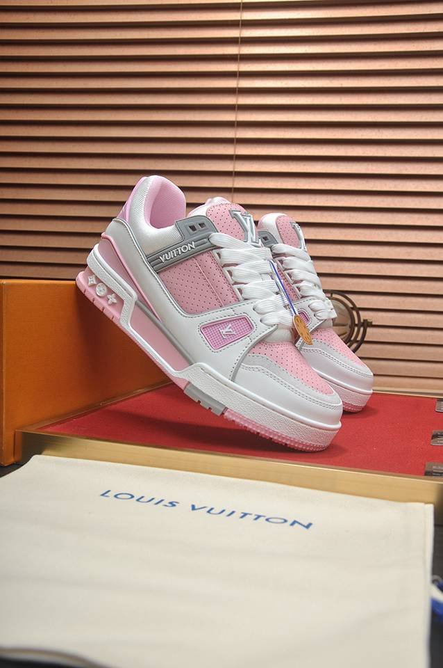 Louis Vuitton LV Trainer Court Sneakers Colorway 19 1133380-19