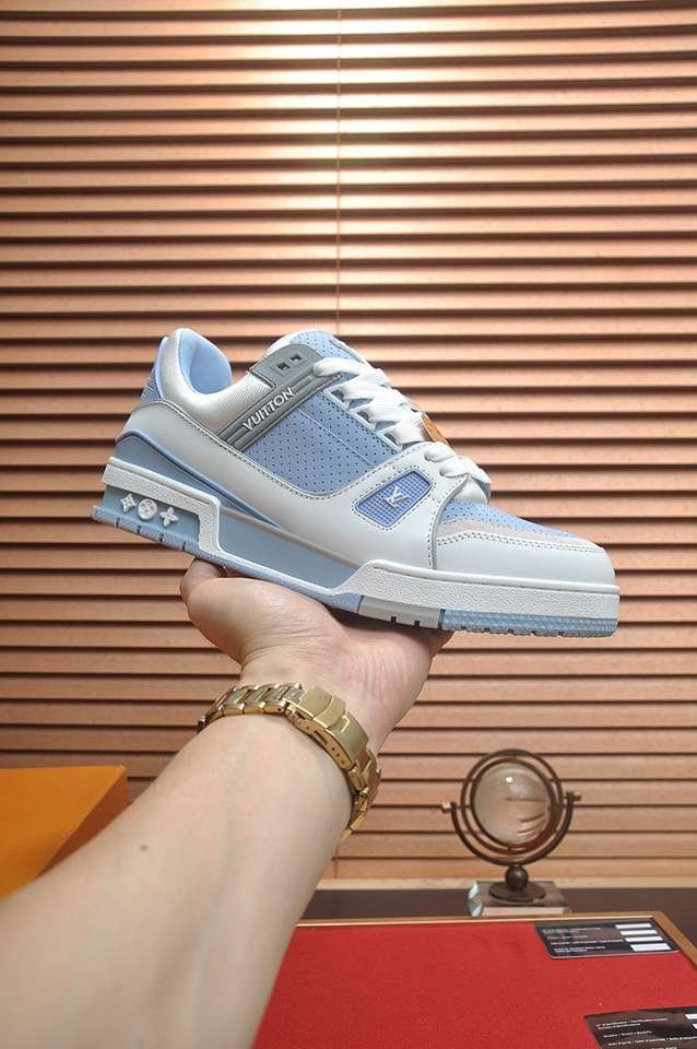 Louis Vuitton LV Trainer Court Sneakers Colorway 18 1133380-18