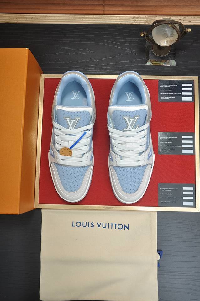Louis Vuitton LV Trainer Court Sneakers Colorway 18 1133380-18