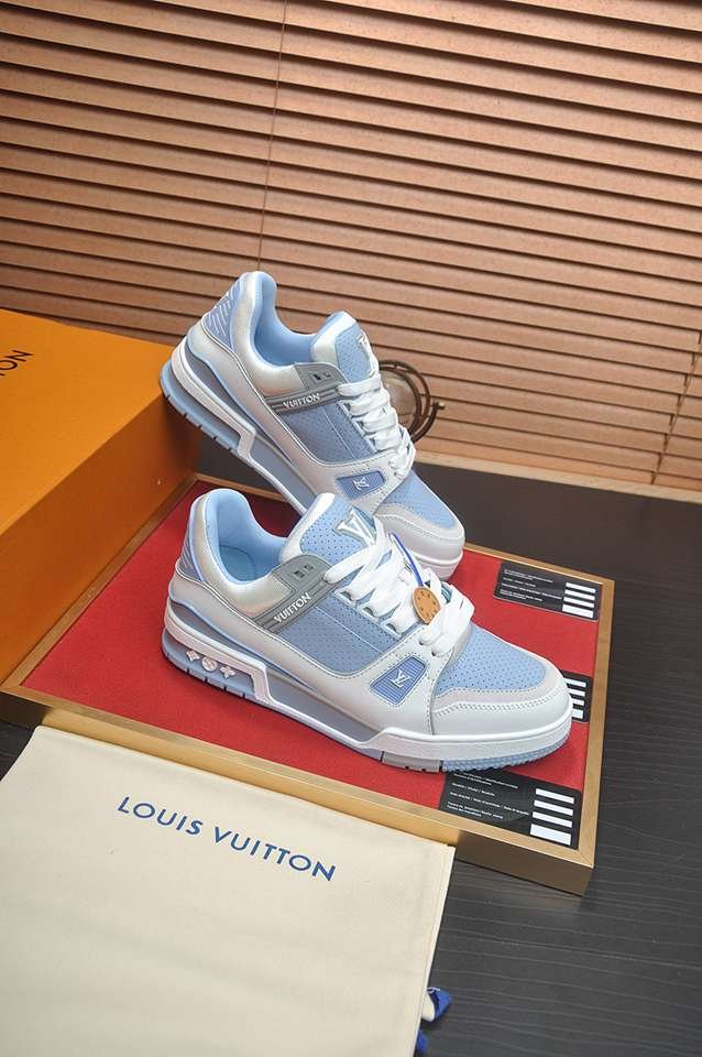Louis Vuitton LV Trainer Court Sneakers Colorway 18 1133380-18