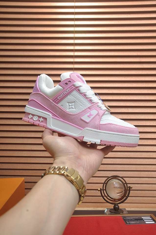 Louis Vuitton LV Trainer Court Sneakers Colorway 17 1133380-17
