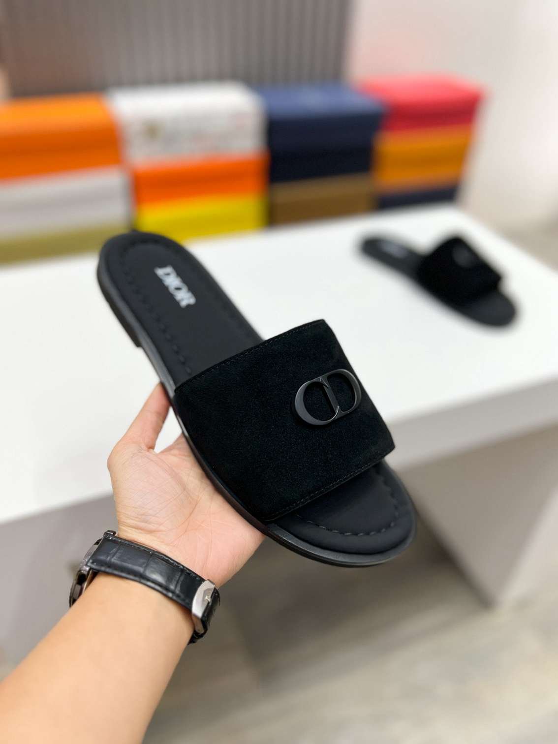 Men’s Sandals & Slides Men’s DIOR Size39-45 Slides Colorway 14 1628190-14