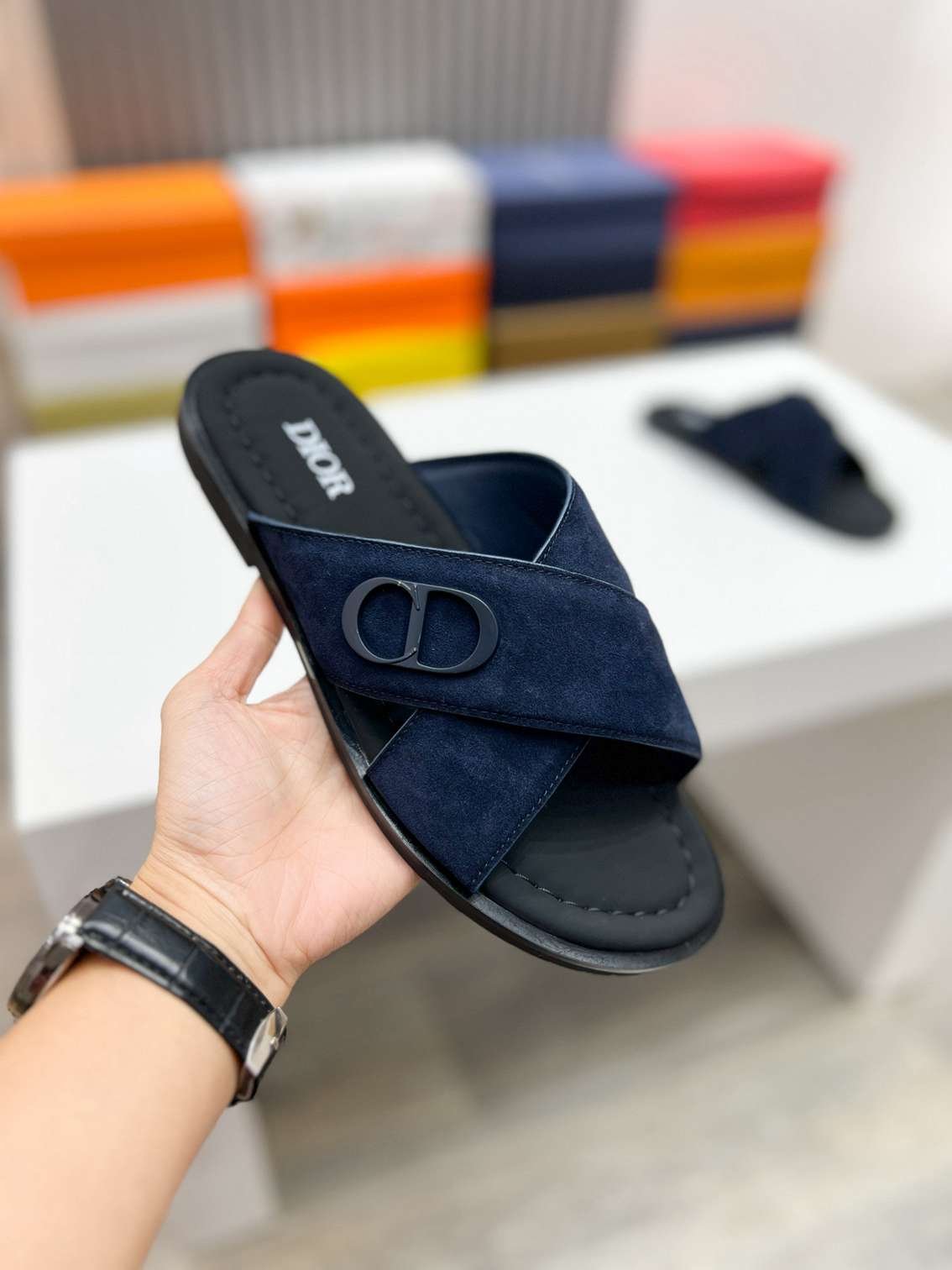 Men’s Sandals & Slides Men’s DIOR Size39-45 Slides Colorway 2 1628190-2