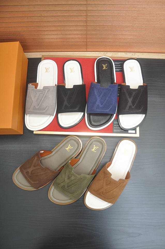 Men’s Sandals & Slides Men’s LV Slides Colorway 22 1133150-22