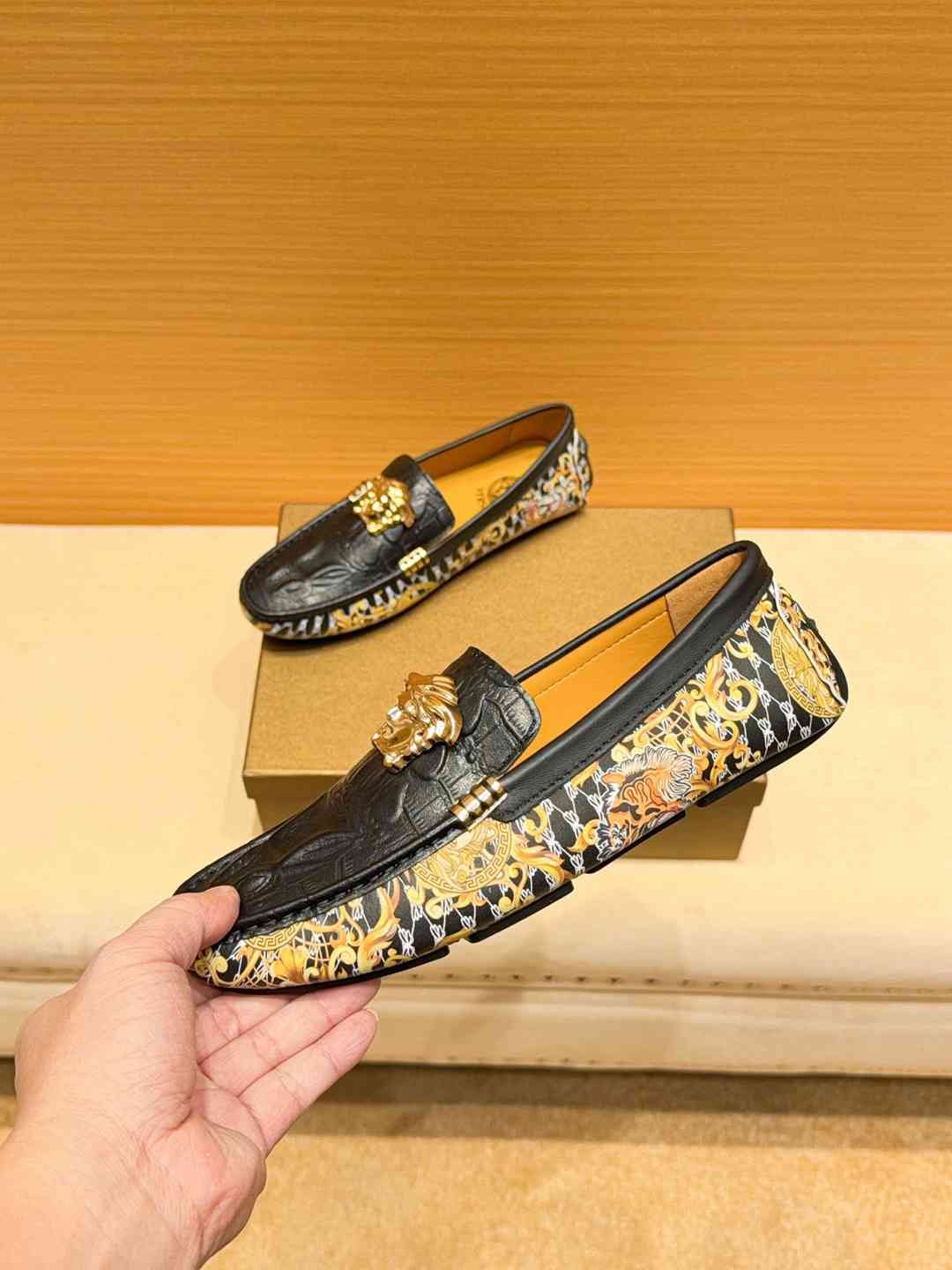 Versace Leather Sneakers 1617220
