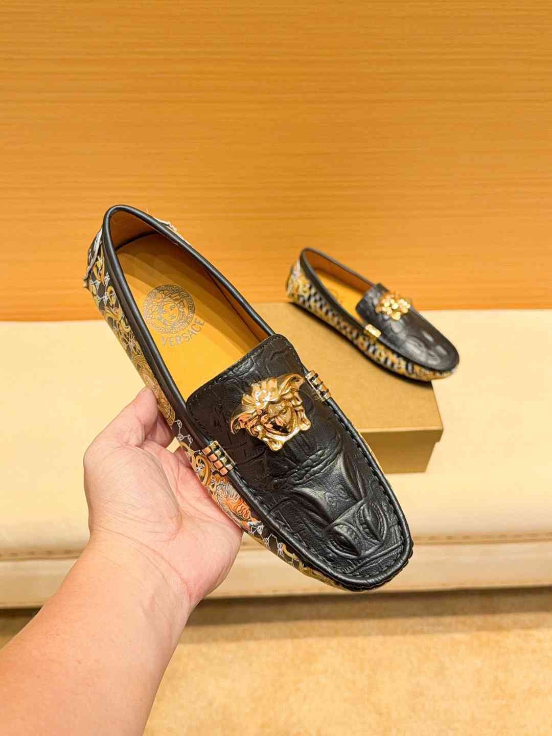 Versace Leather Sneakers 1617220